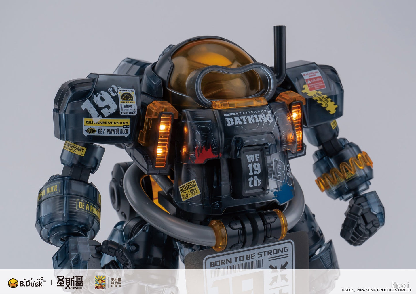 Trendy Machinery 19th Anniversary B.Duck & Spa Duck (Black Samurai Ver.) Limited Edition Model Kit