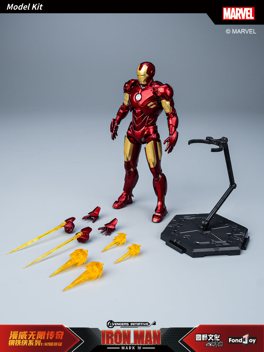 Fondjoy 1/12 Marvel Infinity Saga Series Iron Man Mark4 Model Kit - Mokei Otaku