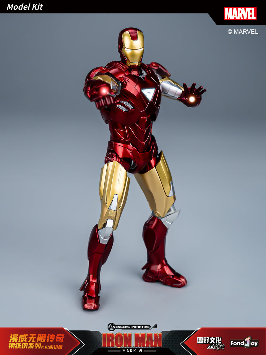 Fondjoy 1/12 Marvel Infinity Saga Series Iron Man Mark6 Model Kit - Mokei Otaku