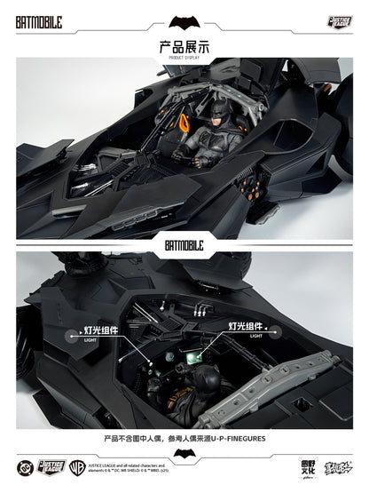 NEW Original XWS Batmobile Model 1/12 Big Ben Batman Statue Collection DC Justice League BVS Batman Figure