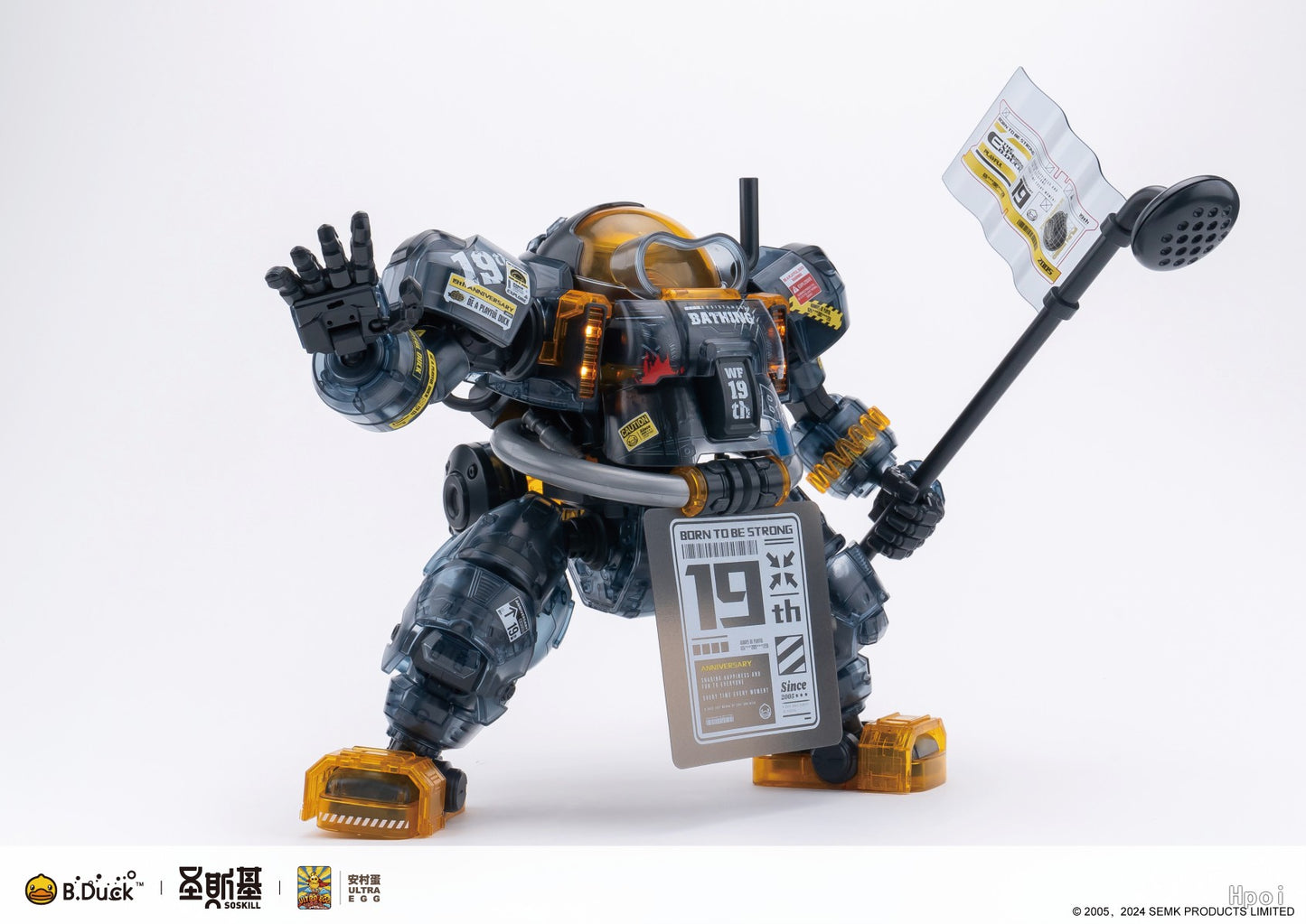 Trendy Machinery 19th Anniversary B.Duck & Spa Duck (Black Samurai Ver.) Limited Edition Model Kit