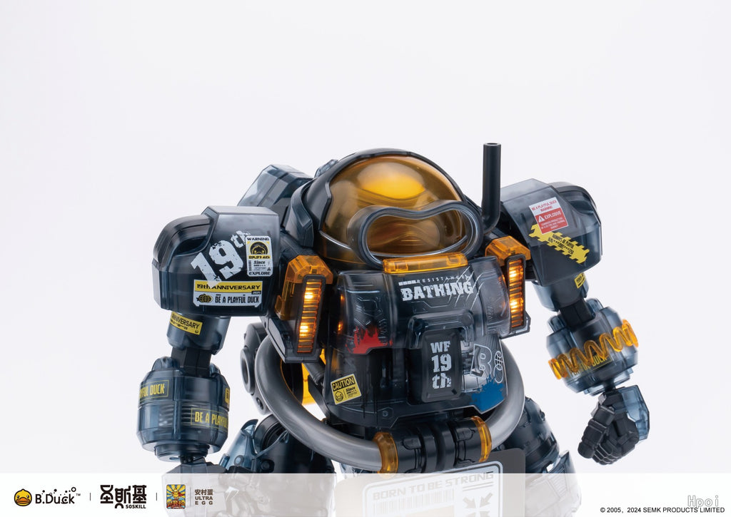 Trendy Machinery 19th Anniversary B.Duck & Spa Duck (Black Samurai Ver.) Limited Edition Model Kit - Mokei Otaku