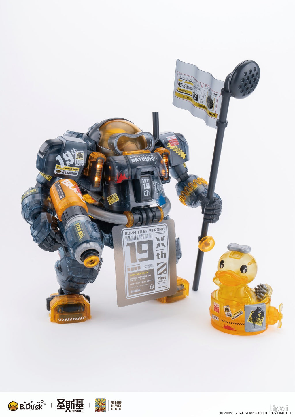 Trendy Machinery 19th Anniversary B.Duck & Spa Duck (Black Samurai Ver.) Limited Edition Model Kit - Mokei Otaku