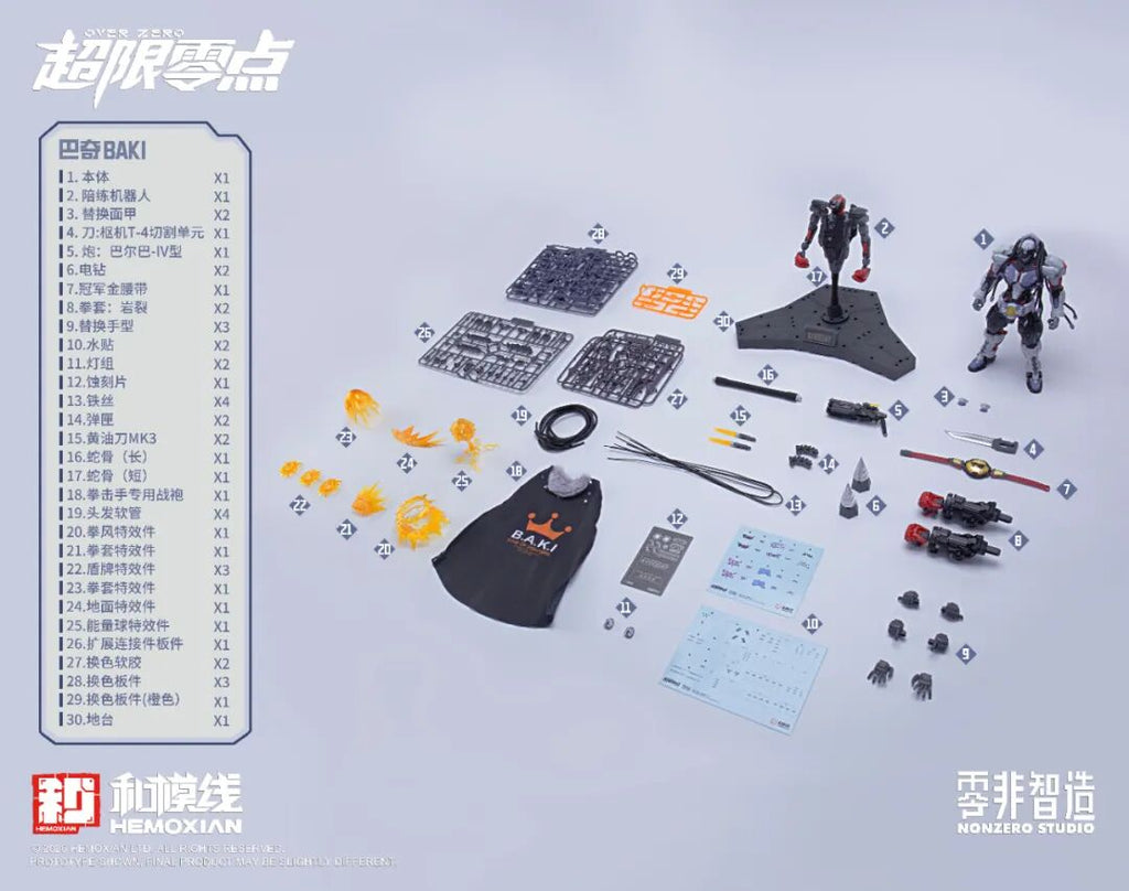 赫墨西安刃牙模型套件