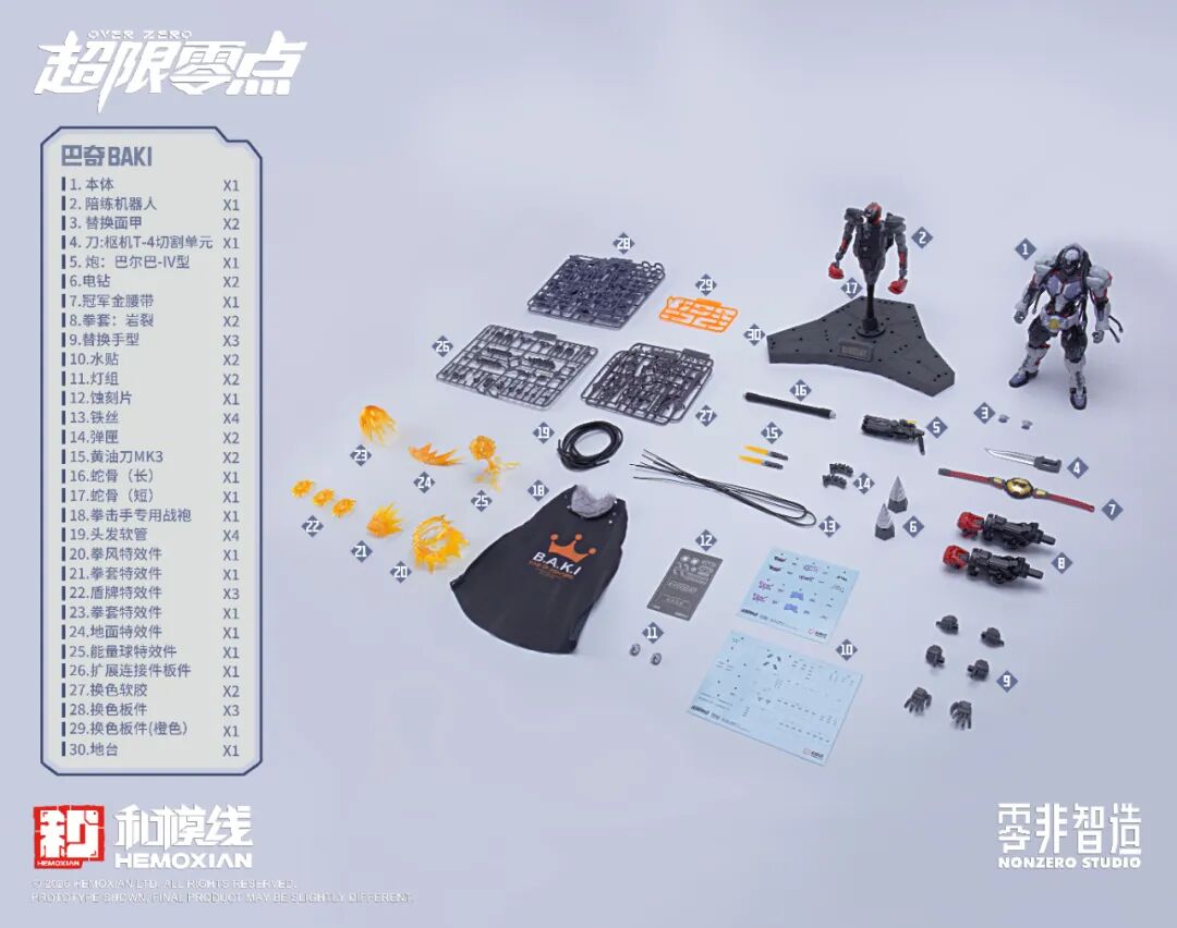 赫墨西安刃牙模型套件