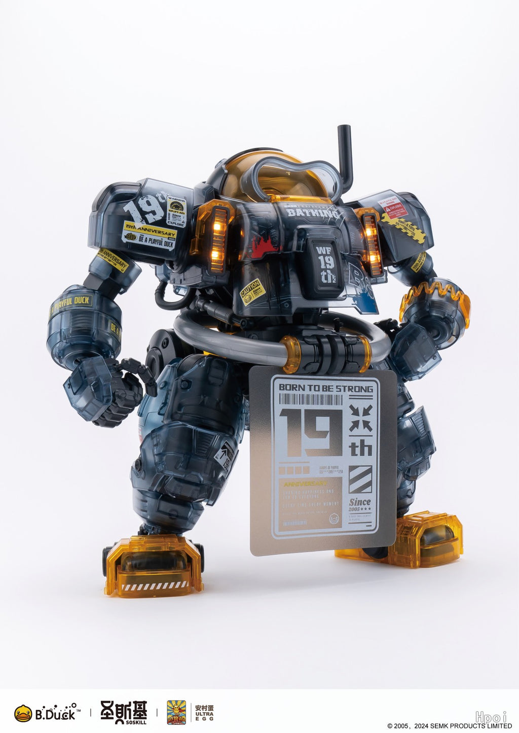 Trendy Machinery 19th Anniversary B.Duck & Spa Duck (Black Samurai Ver.) Limited Edition Model Kit - Mokei Otaku