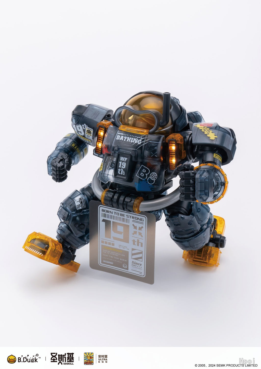 Trendy Machinery 19th Anniversary B.Duck & Spa Duck (Black Samurai Ver.) Limited Edition Model Kit - Mokei Otaku