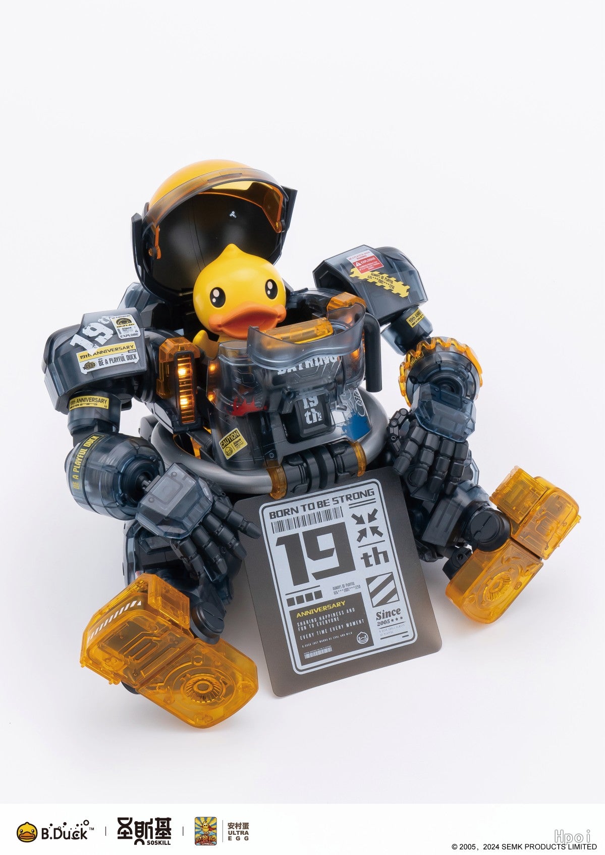 Trendy Machinery 19th Anniversary B.Duck & Spa Duck (Black Samurai Ver.) Limited Edition Model Kit