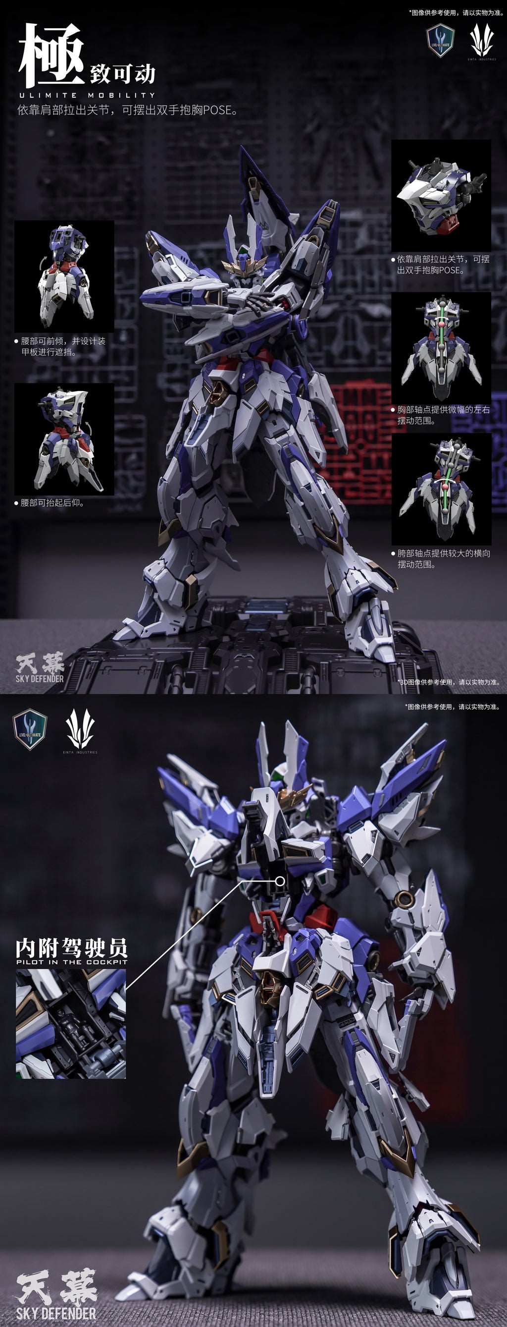 Einta Industries 1/72 Level-Ultimate Series No.01 Sky Defender - Mokei Otaku