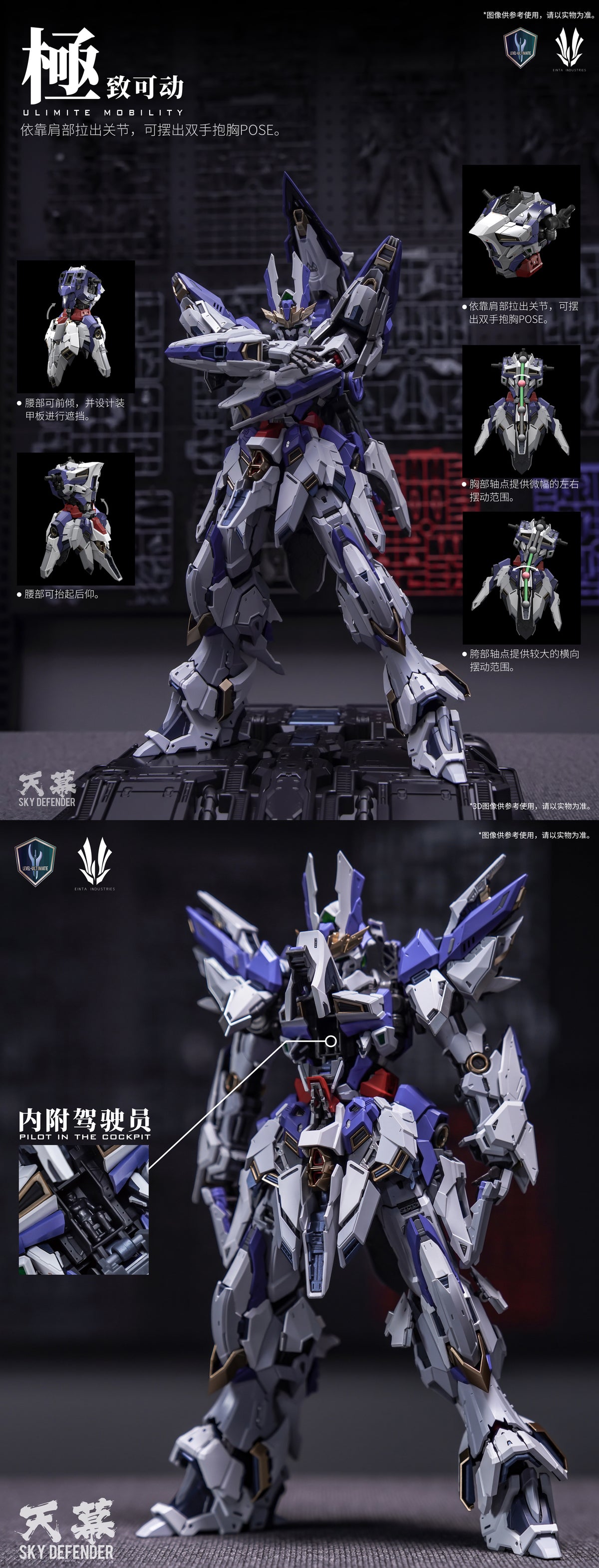 Einta Industries 1/72 Level-Ultimate Series No.01 Sky Defender - Mokei Otaku