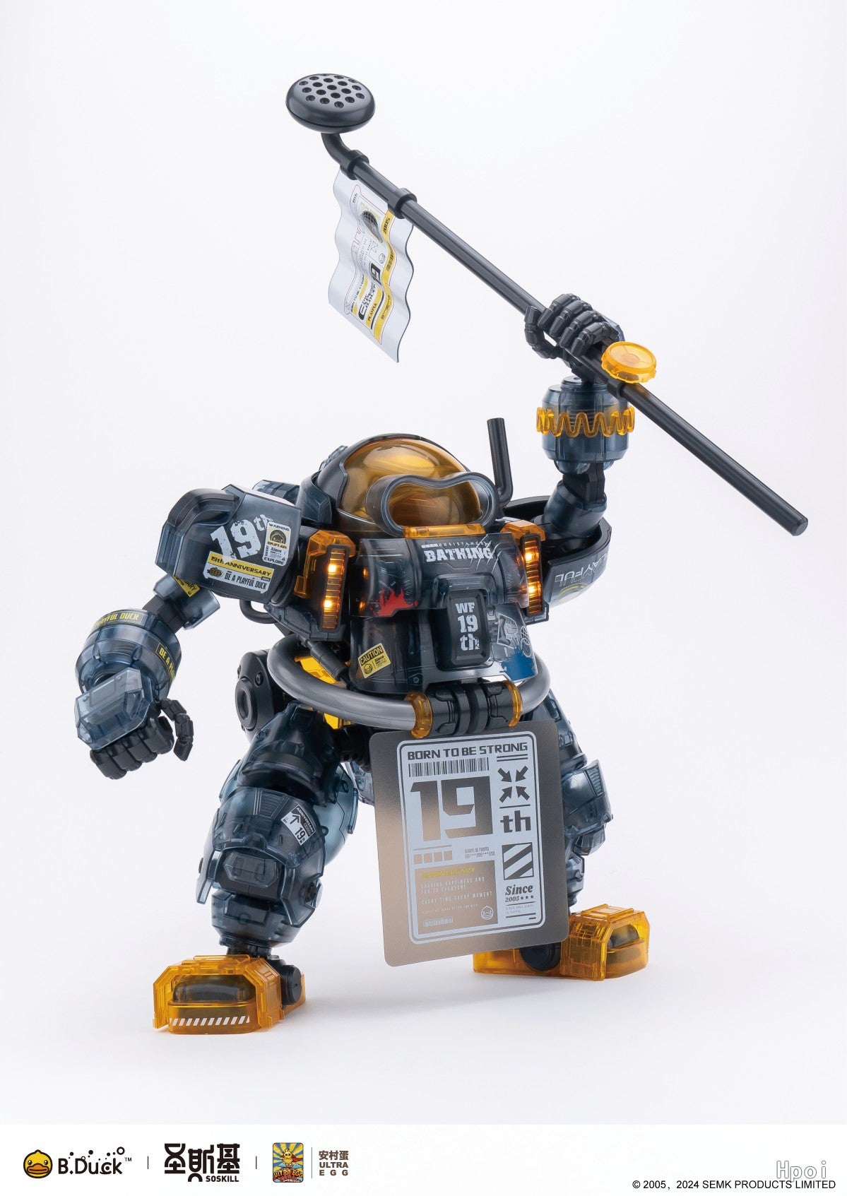 Trendy Machinery 19th Anniversary B.Duck & Spa Duck (Black Samurai Ver.) Limited Edition Model Kit - Mokei Otaku
