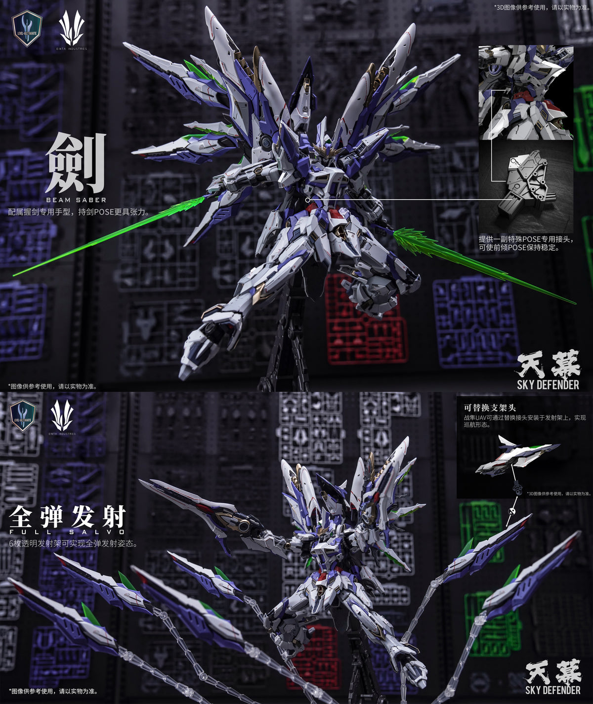 Einta Industries 1/72 Level-Ultimate Series No.01 Sky Defender - Mokei Otaku
