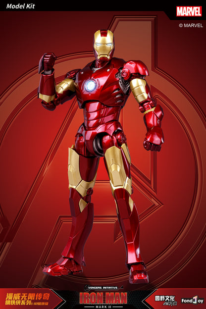 Fondjoy 1/12 Marvel Infinity Saga Series Iron Man Mark3 Model Kit - Mokei Otaku
