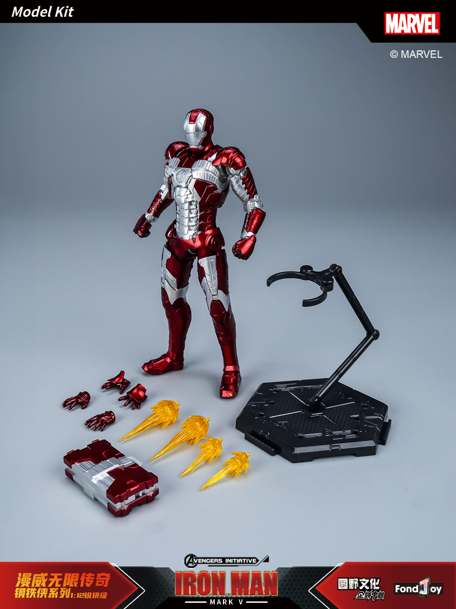 Fondjoy 1/12 Marvel Infinity Saga Series Iron Man Mark5 Model Kit - Mokei Otaku