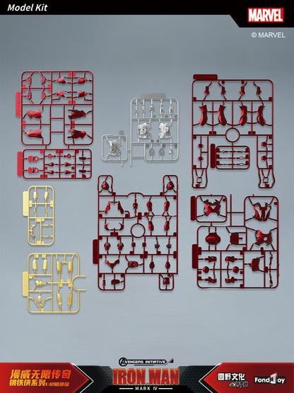 Fondjoy 1/12 Marvel Infinity Saga Series Iron Man Mark4 Model Kit - Mokei Otaku