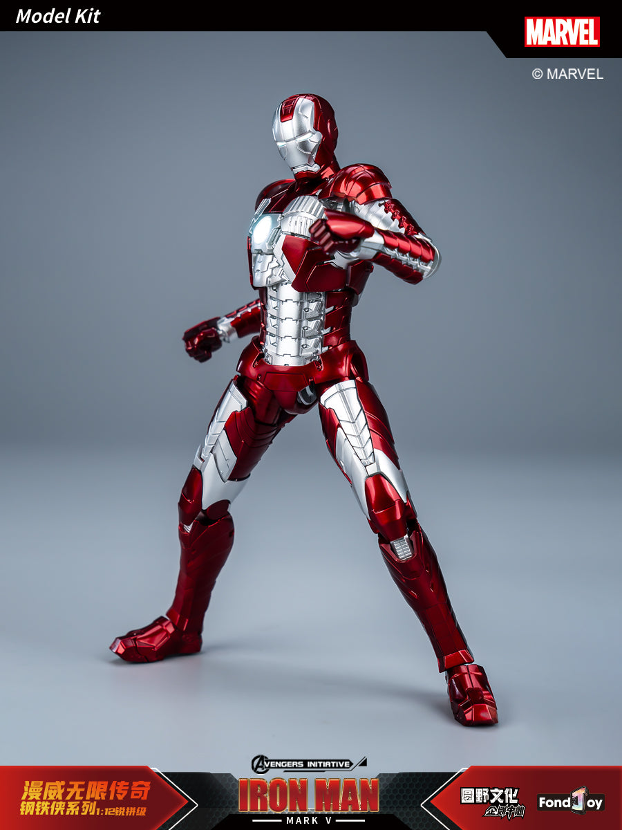 Fondjoy 1/12 Marvel Infinity Saga Series Iron Man Mark5 Model Kit - Mokei Otaku