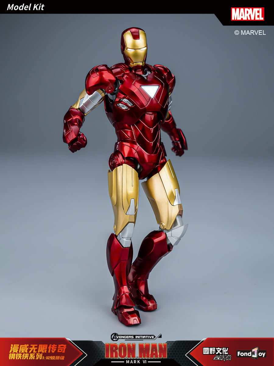 Fondjoy 1/12 Marvel Infinity Saga Series Iron Man Mark6 Model Kit - Mokei Otaku