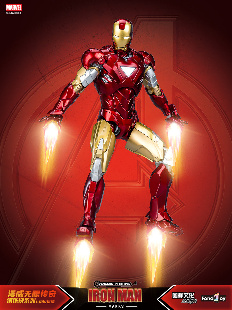 Fondjoy 1/12 Marvel Infinity Saga Series Iron Man Mark6 Model Kit - Mokei Otaku